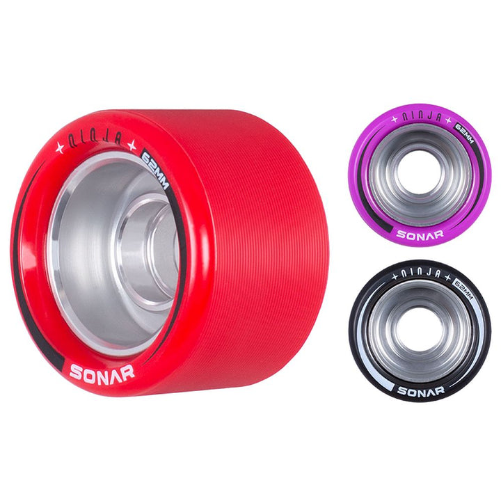 Radar Ninja Speed Wheels 62mm x 43mm 4 Pack-Quad Wheels-Extreme Skates