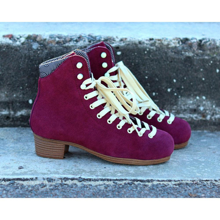 Chuffed Wanderer BOOT ONLY - BURGUNDY-Extreme Skates