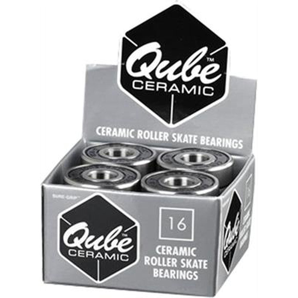 Suregrip Qube Ceramic Bearings 16Pk-Bearings-Extreme Skates