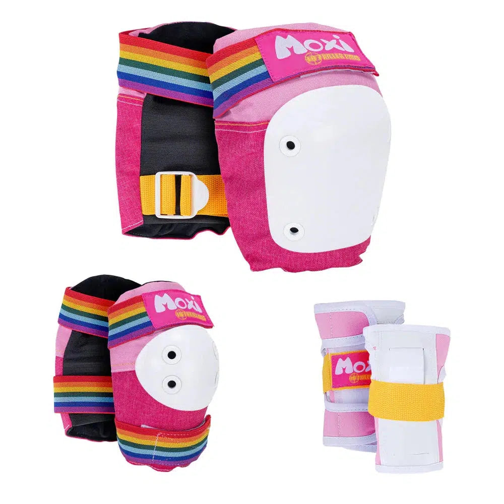 187 Six Pack Junior Moxi Pink-Pad Set Kids-Extreme Skates