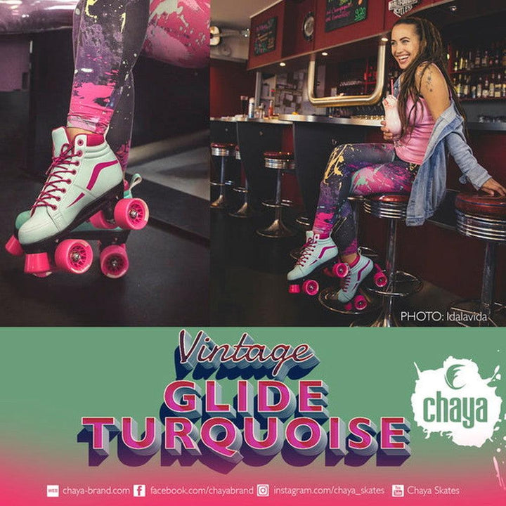 Chaya Glide JUNIOR Turquoise Roller Skates-Roller Skates-Extreme Skates