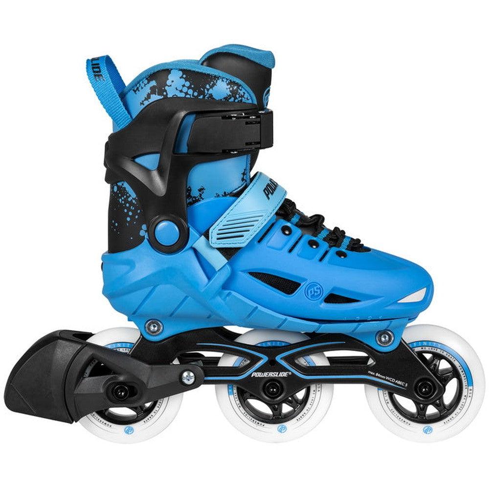 Powerslide Phuzion Universe Blue 3W Adjustable Inline Skates-Inline Skates-Extreme Skates