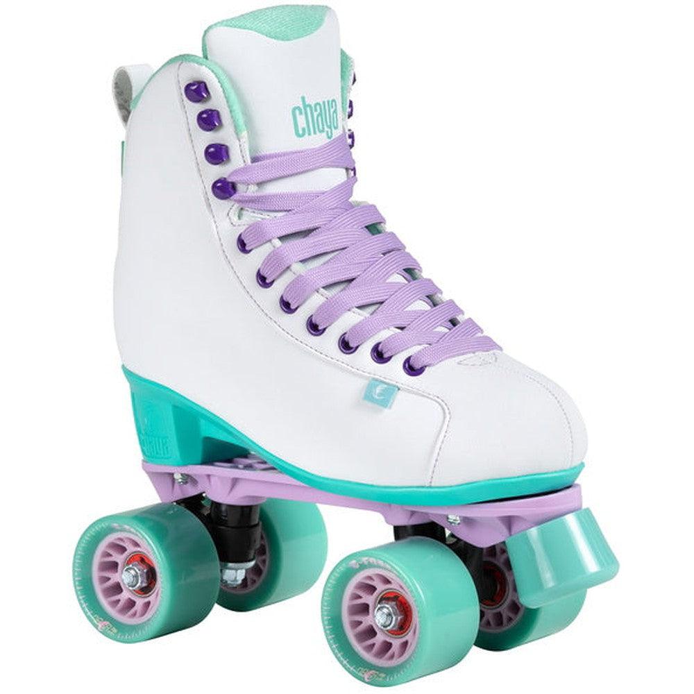 Chaya Melrose White/Teal Roller Skates-Roller Skates-Extreme Skates