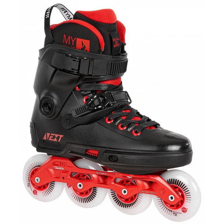 Powerslide Next Black Red 80 Mens Inline Skates-Inline Skates-Extreme Skates