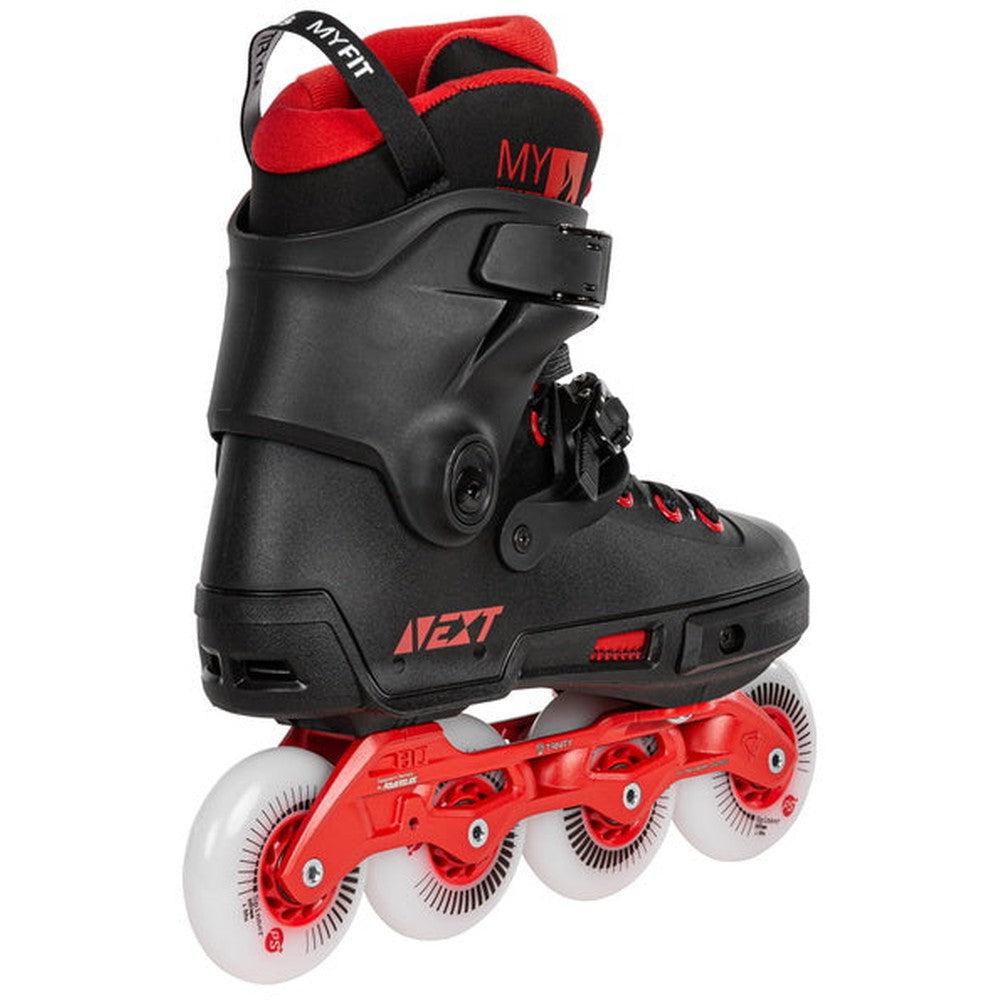 Powerslide Next Black Red 80 Mens Inline Skates-Inline Skates-Extreme Skates