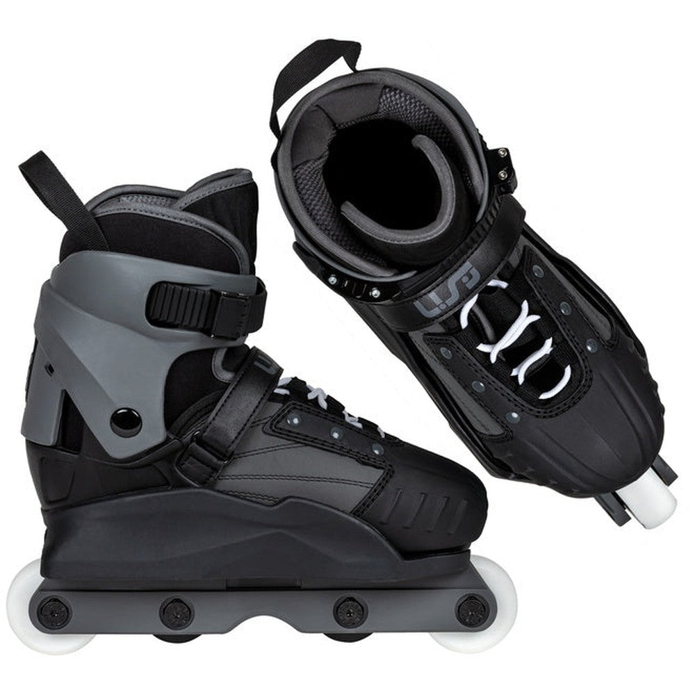 USD Transformer Junior Black Grey Aggressive Inline Skates-Inline Skates-Extreme Skates