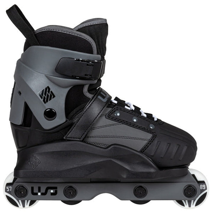 USD Transformer Junior Black Grey Aggressive Inline Skates-Inline Skates-Extreme Skates