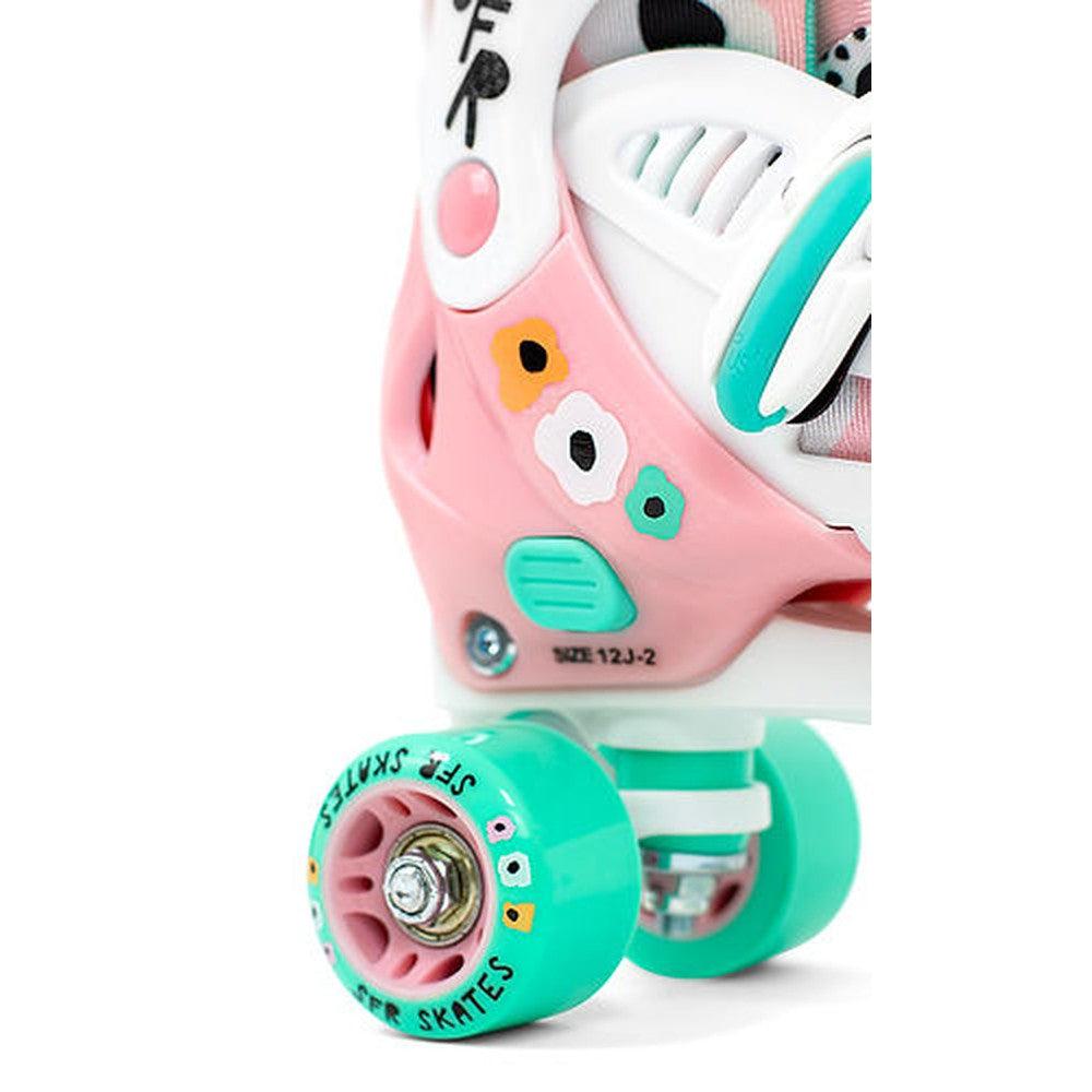 SFR Storm V Quad Roller Skates Flower-Adjustable Roller Skate-Extreme Skates