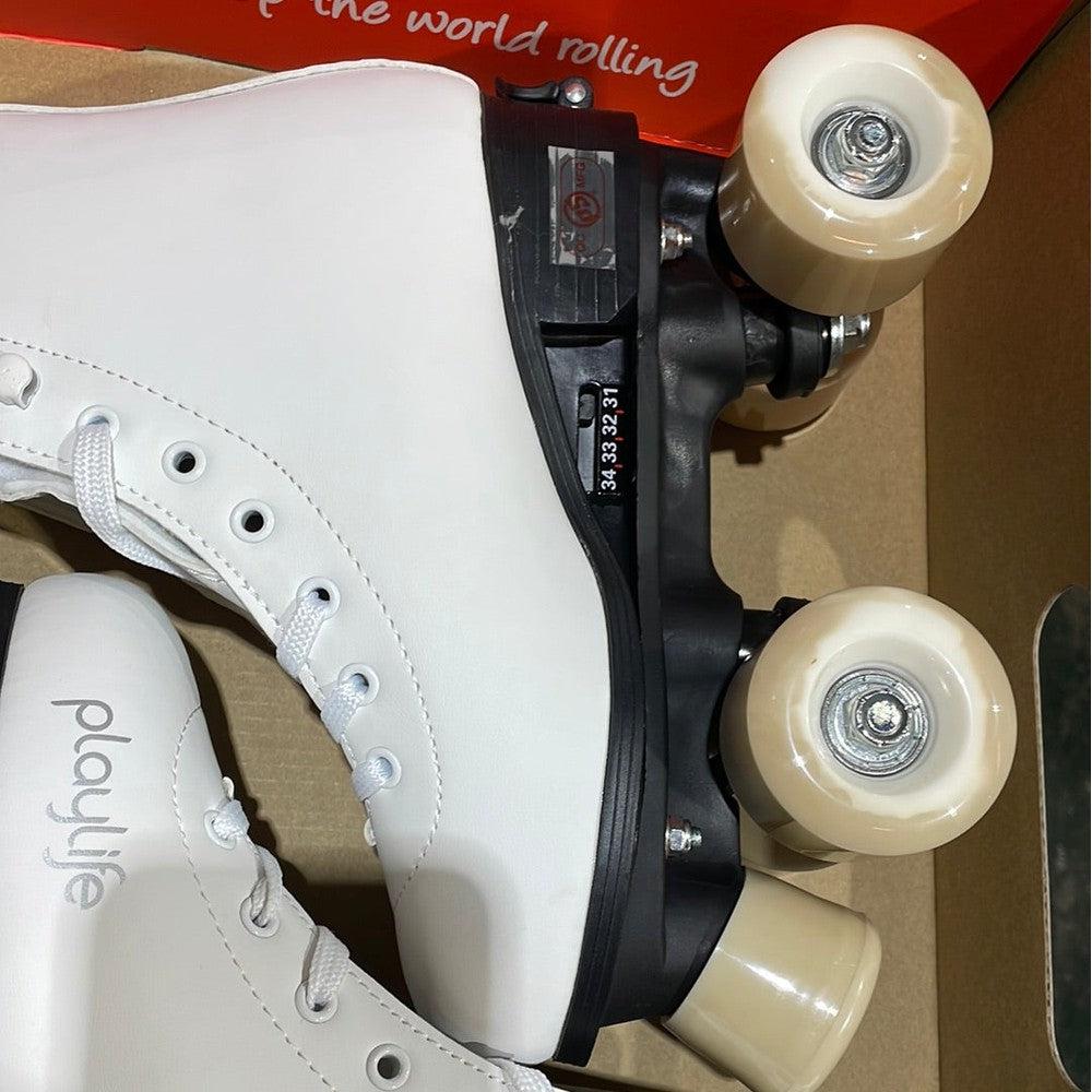 PlayLife Classic White Adjustable Roller Skates-Roller Skates-Extreme Skates