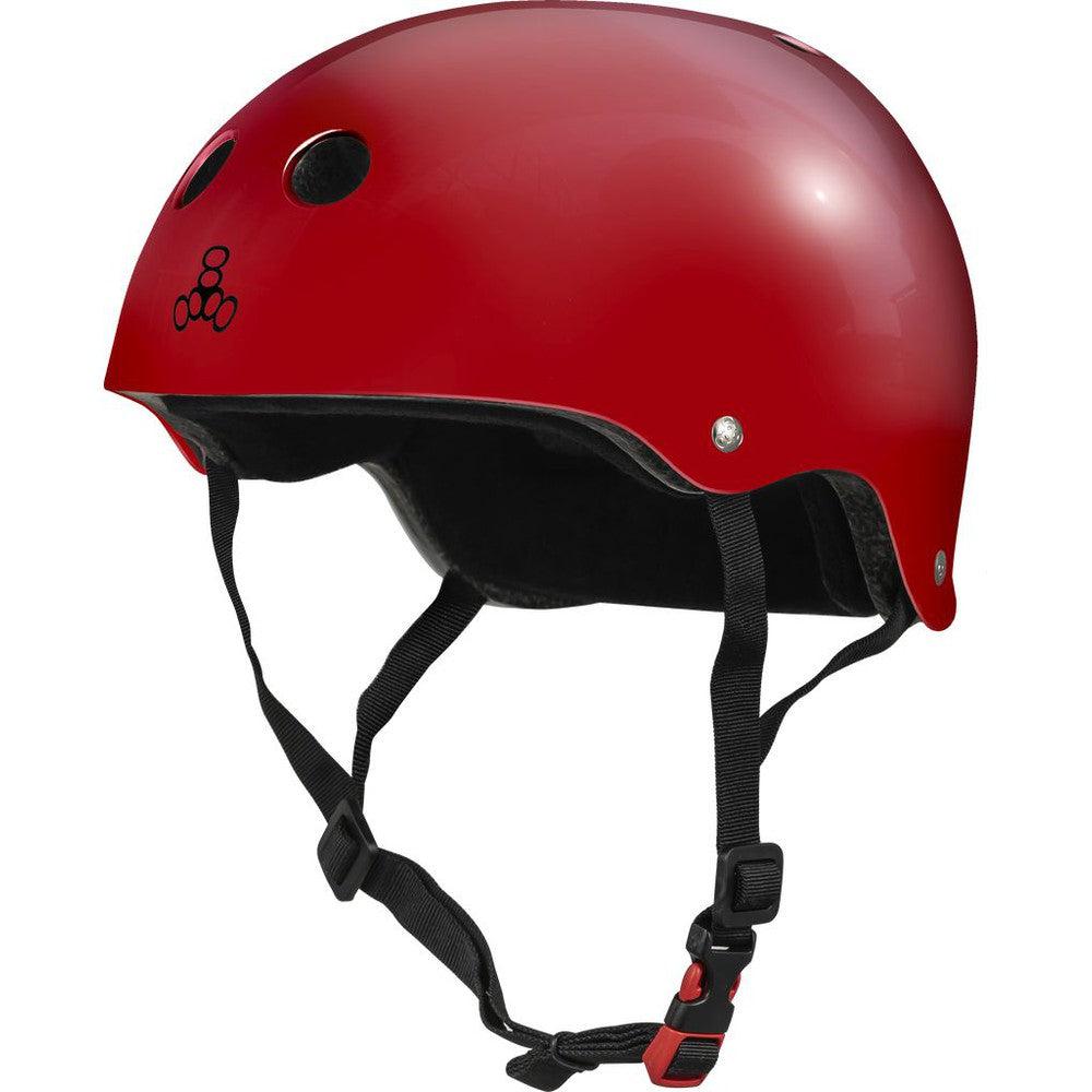 Triple 8 THE Certified Helmet SS Scarlet Red-Certified Helmet-Extreme Skates