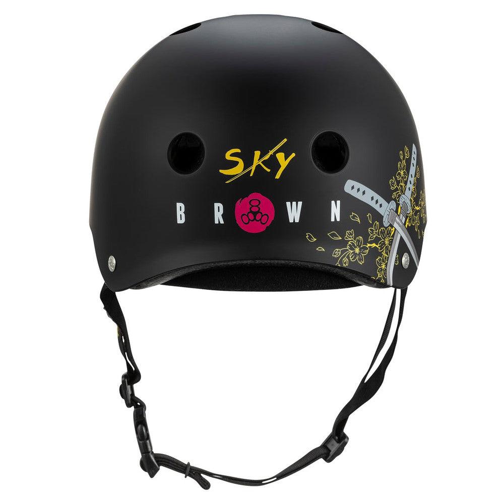 Triple 8 THE Certified Helmet SS Sky Brown Signature Edition-Certified Helmet-Extreme Skates