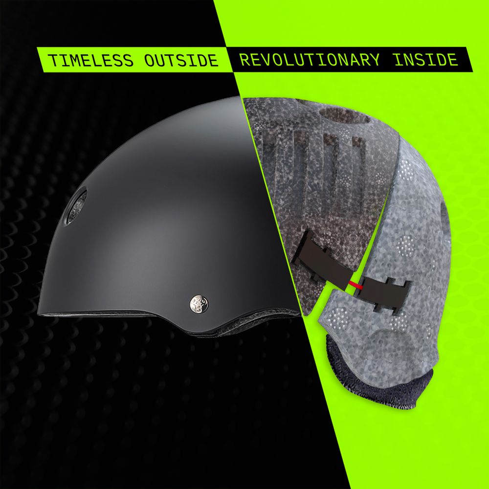 Triple 8 Deep Cover Helmet Black Matte-Certified Helmet-Extreme Skates