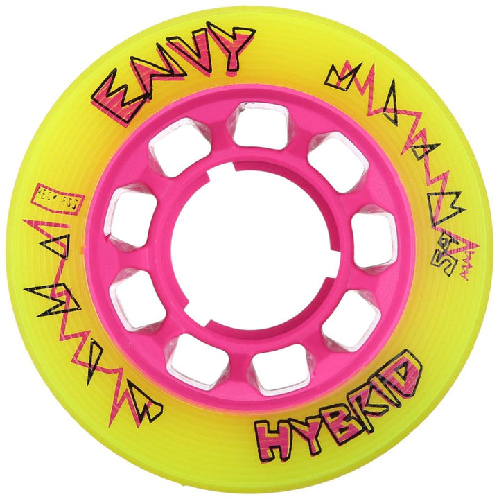 Reckless Wheels - ENVY 62MM YELLOW-Quad Wheels-Extreme Skates