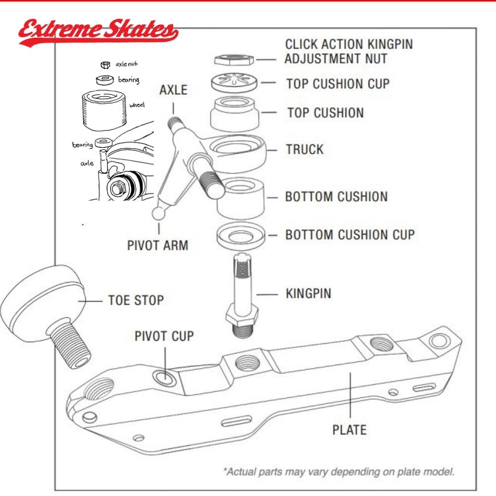 187 Adult Moxi Pad Sets-Pad Set-Extreme Skates