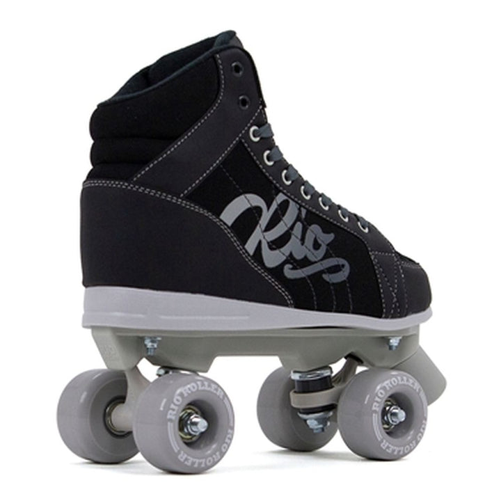 Rio Roller Lumina Roller Skates Black Grey + FREE SFR SKATE BAG-Roller Skates-Extreme Skates