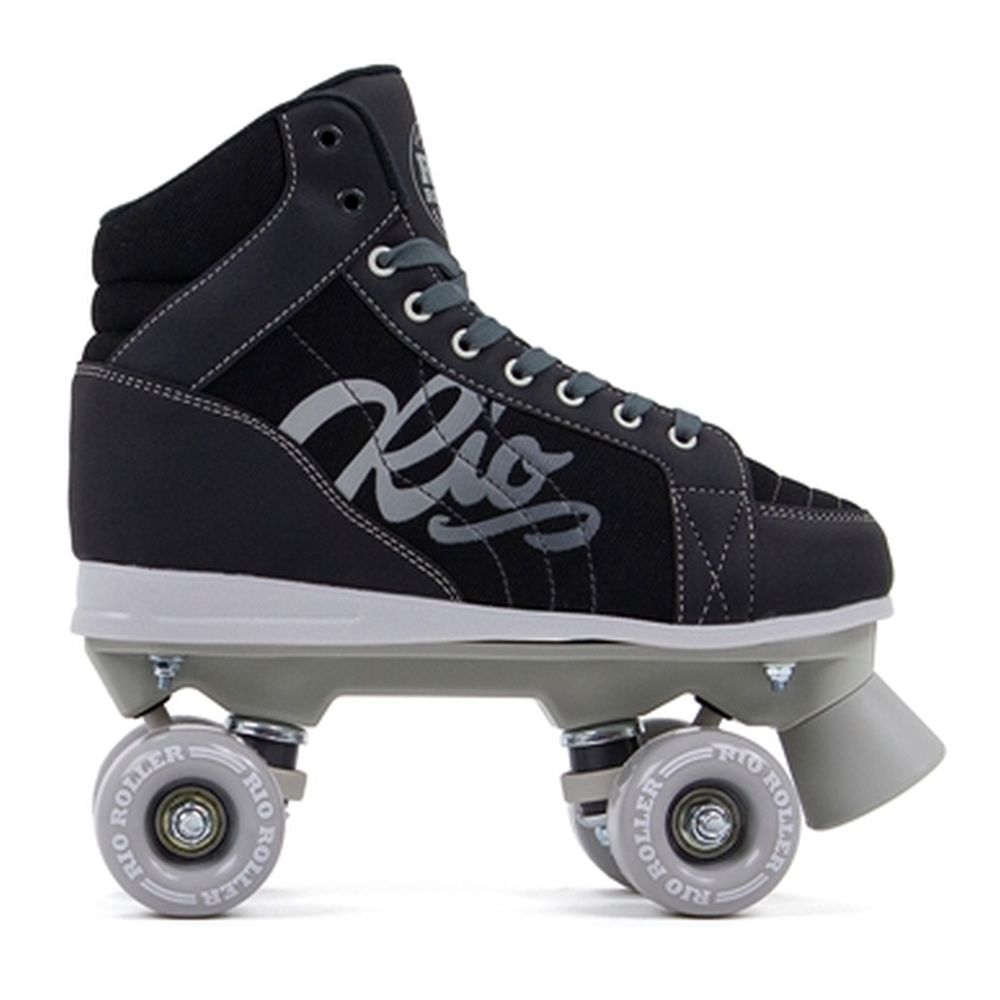 Rio Roller Lumina Roller Skates Black Grey + FREE SFR SKATE BAG-Roller Skates-Extreme Skates