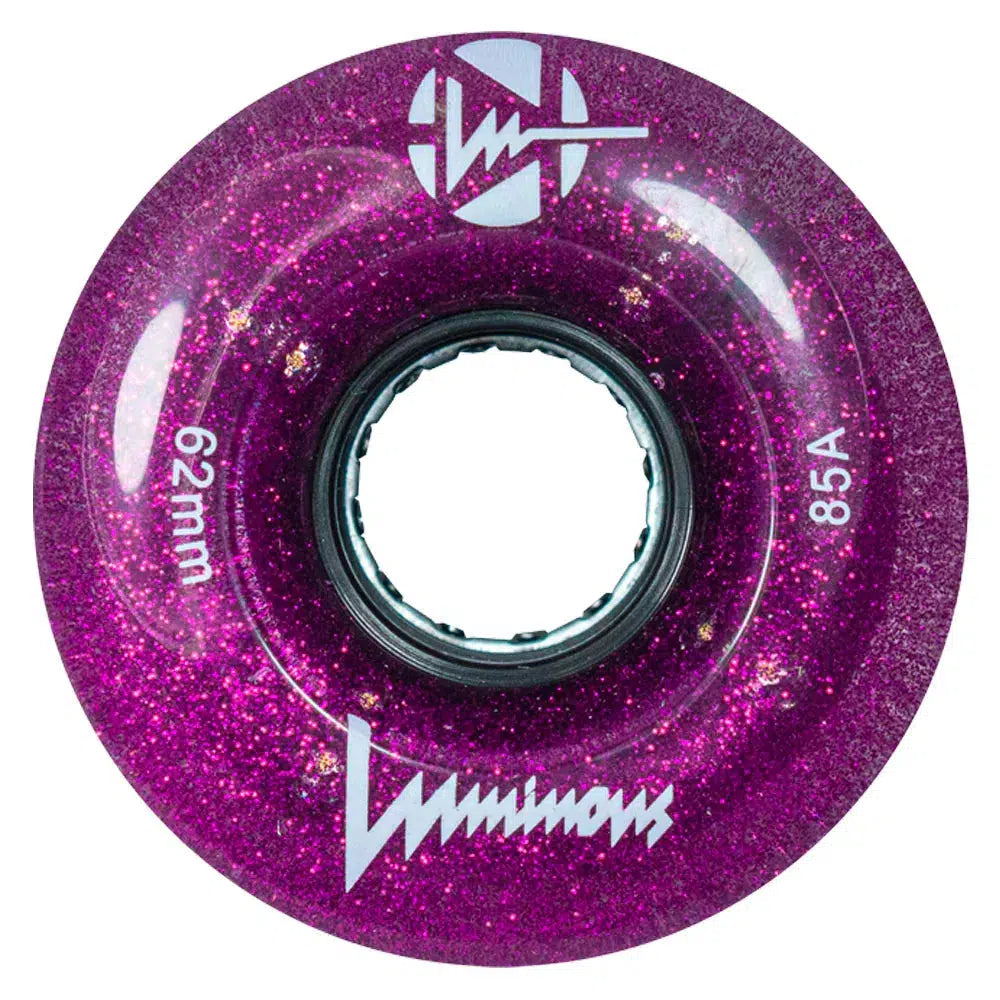 Luminous Bundle Deal - Indoor Lightup wheels 62mm 85A-Quad Wheels-Extreme Skates