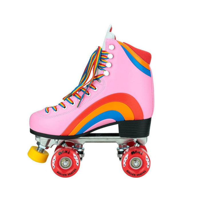 Moxi Rainbow Rider Pink Heart Skates-Roller Skates-Extreme Skates