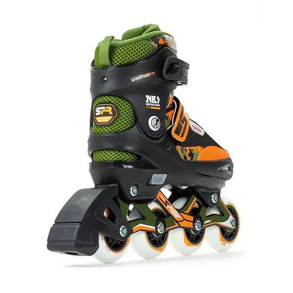 SFR Pixel Inline Skates Green Orange Adjustable-Inline Skates-Extreme Skates