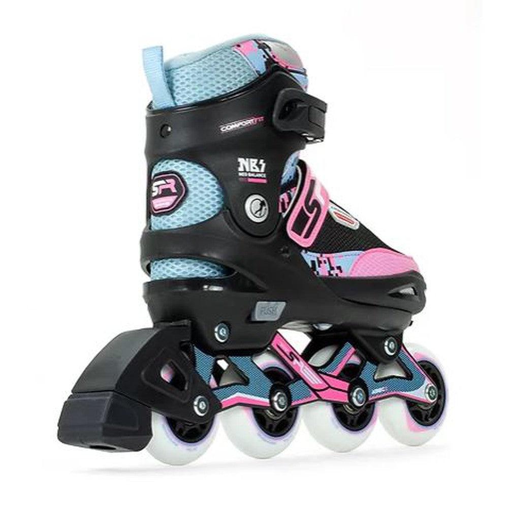 SFR Pixel Inline Skates Blue Pink Adjustable-Inline Skates-Extreme Skates