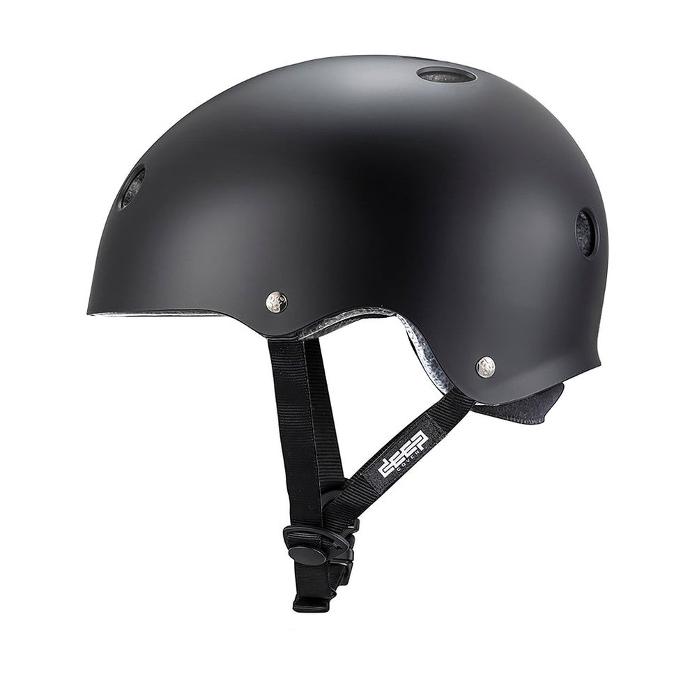 Triple 8 Deep Cover Helmet Black Matte-Certified Helmet-Extreme Skates