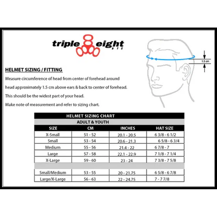 Triple 8 THE Certified Helmet SS Shaved Ice-Certified Helmet-Extreme Skates