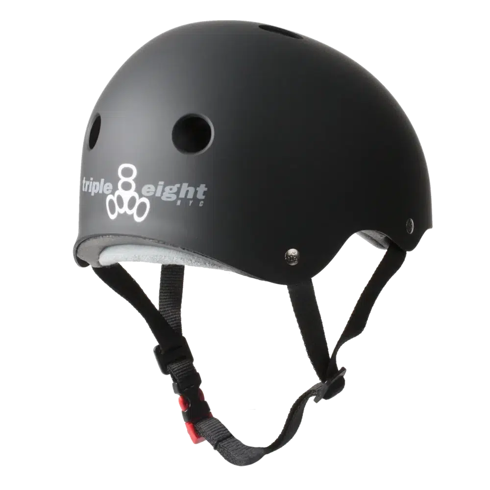 Triple 8 THE Certified Helmet SS Matte Black-Certified Helmet-Extreme Skates