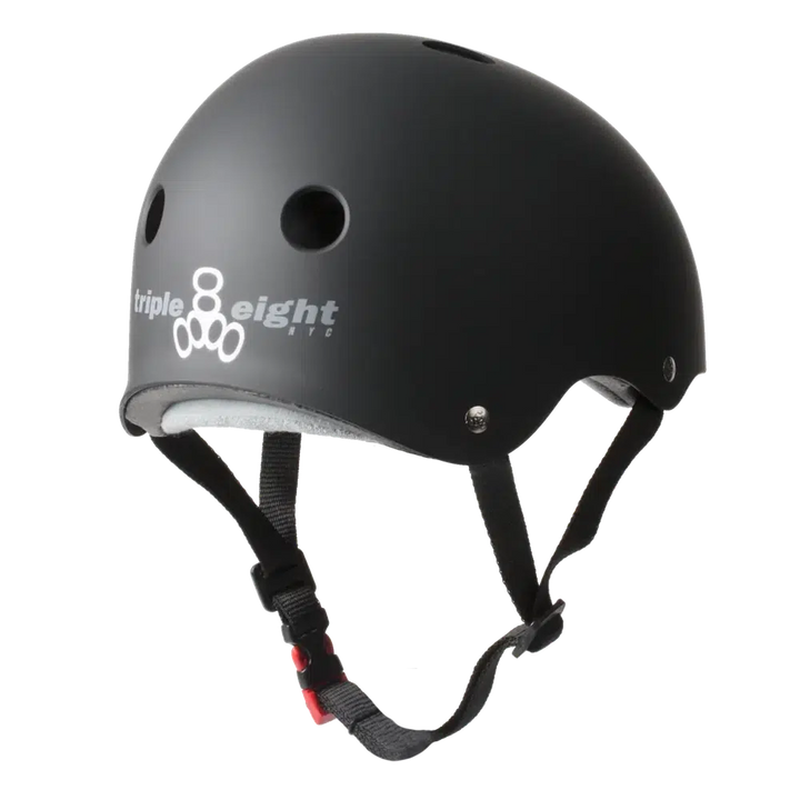 Triple 8 THE Certified Helmet SS Matte Black-Certified Helmet-Extreme Skates