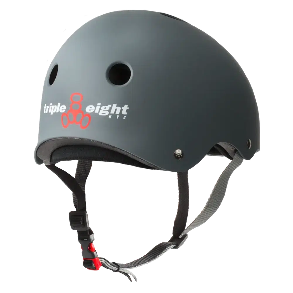 Triple 8 THE Certified Helmet SS Carbon Rubber-Certified Helmet-Extreme Skates