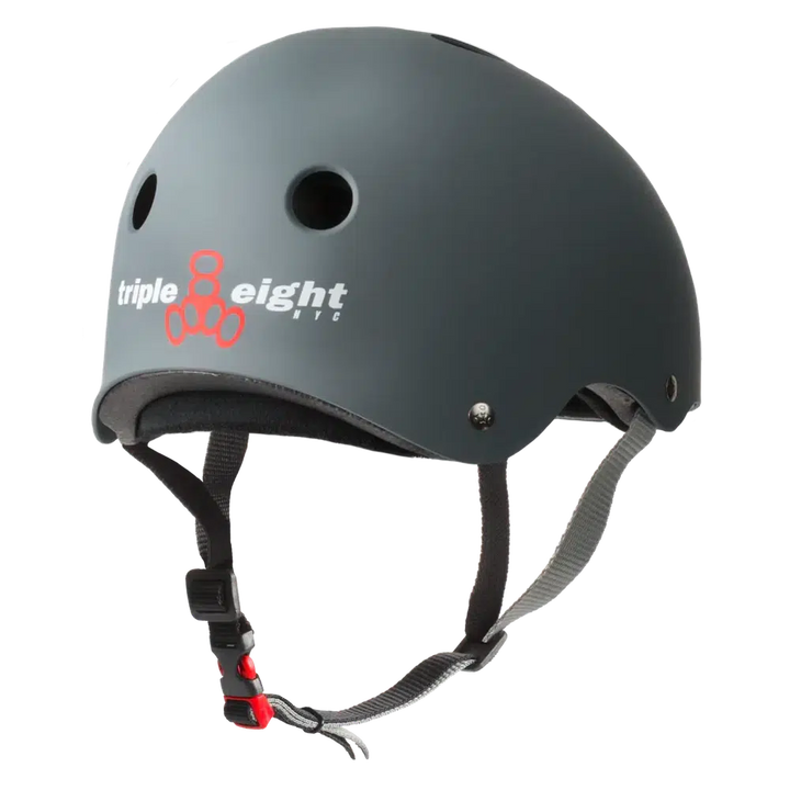 Triple 8 THE Certified Helmet SS Carbon Rubber-Certified Helmet-Extreme Skates