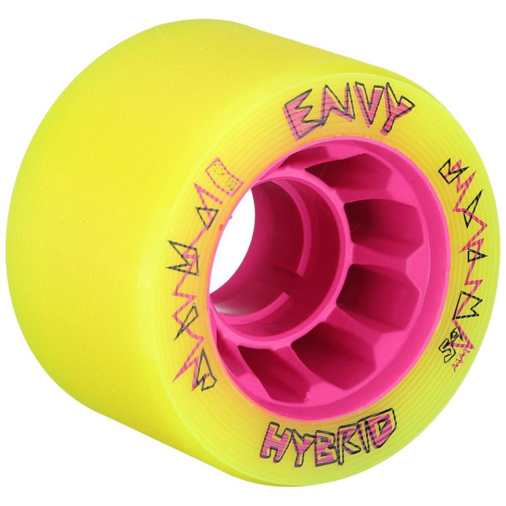 Reckless Wheels - ENVY 62MM YELLOW-Quad Wheels-Extreme Skates