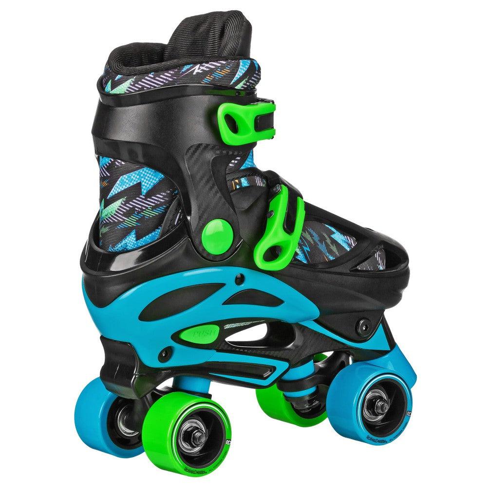 RDS Sprinter Boy's 2-in-1 Quad Skates - Lightning-Adjustable Inline Skates-Extreme Skates