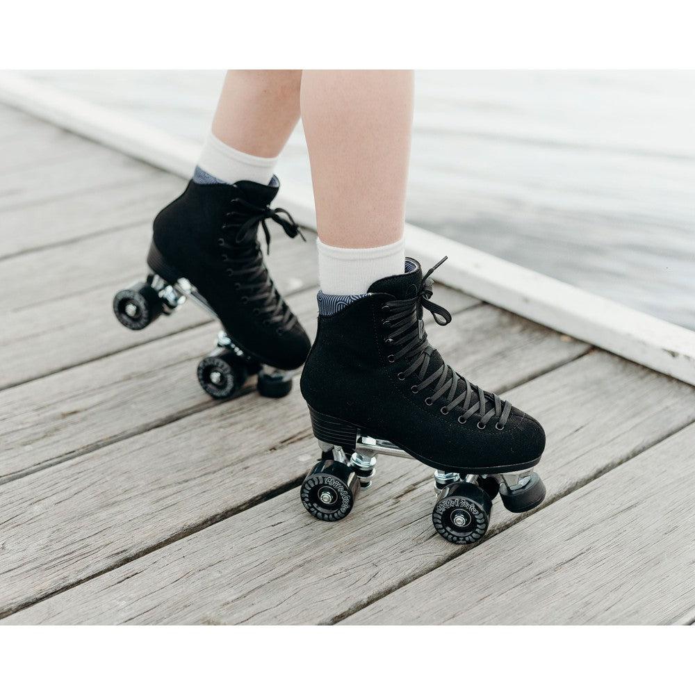 WANDERER Chuffed Skates - VEGAN BLACK-Roller Skate-Extreme Skates