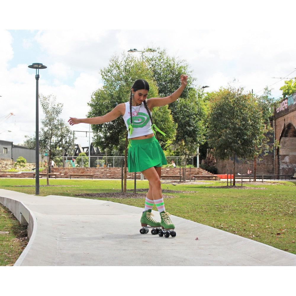 WANDERER Chuffed Skates - OLIVE GREEN-Roller Skate-Extreme Skates