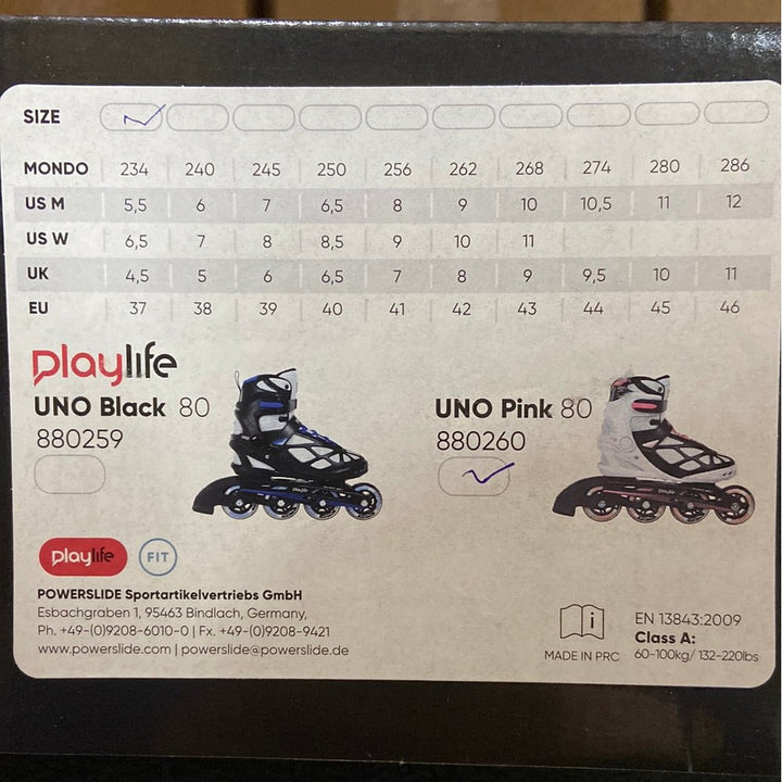 PlayLife Uno Pink 80 Inline Skates-Inline Skates-Extreme Skates