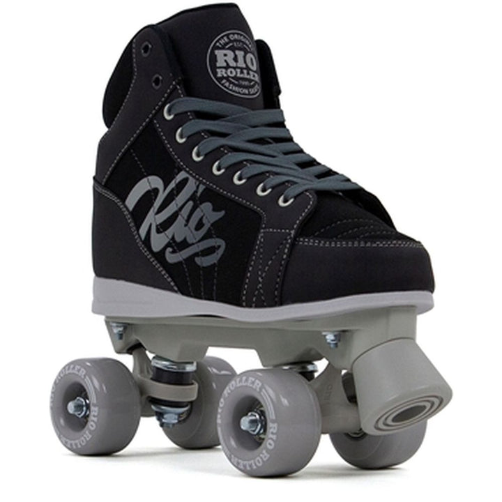 Rio Roller Lumina Roller Skates Black Grey + FREE SFR SKATE BAG-Roller Skates-Extreme Skates