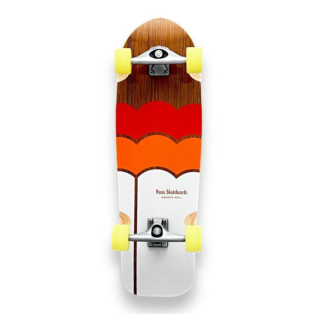 NANA Lil Ripper Souvenir Billow Orange 31" Complete Surfskate-Surfskate-Extreme Skates