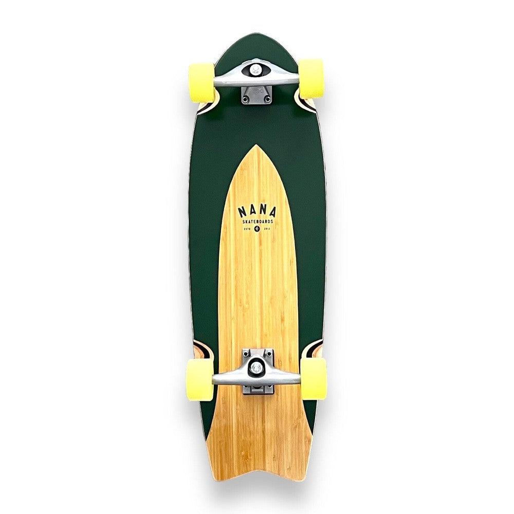 NANA Mushburger Tenor Green 32" Complete Surfskate-Surfskate-Extreme Skates