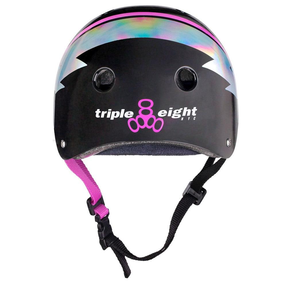 Triple 8 THE Certified Helmet SS Black Hologram-Certified Helmet-Extreme Skates