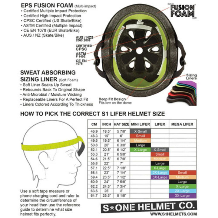 S-One Lifer Helmet - Green Camo-Helmet-Extreme Skates