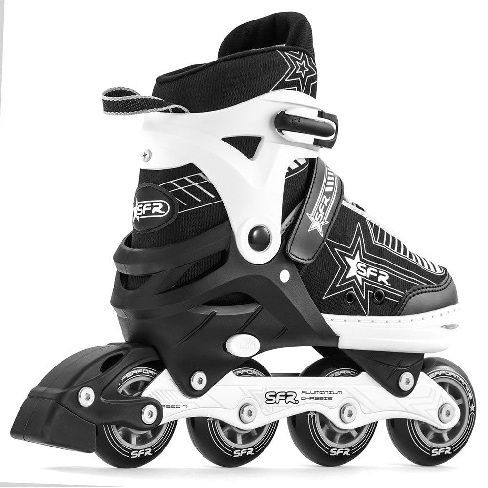 SFR Pulsar Adjustable Inline Skates Silver-Inline Skates-Extreme Skates