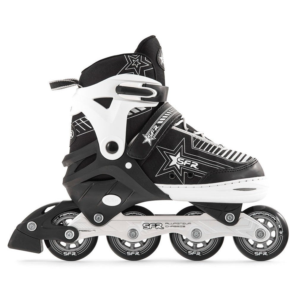 SFR Pulsar Adjustable Inline Skates Silver-Inline Skates-Extreme Skates