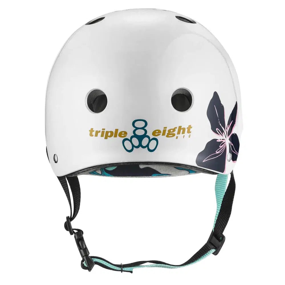 Triple 8 THE Certified Helmet SS Floral-Certified Helmet-Extreme Skates