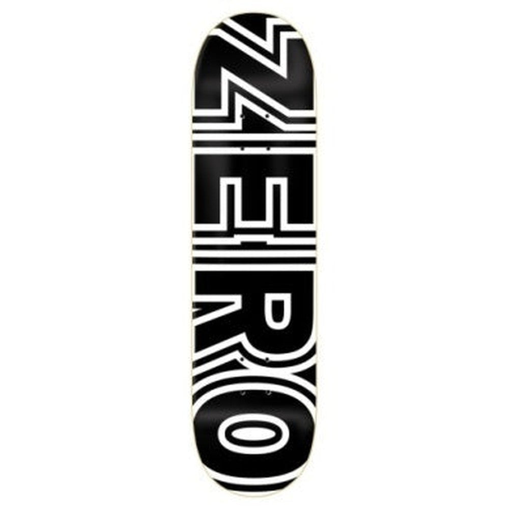 Zero Bold - Black White 8.5 Skateboard Deck-Skateboard Deck-Extreme Skates