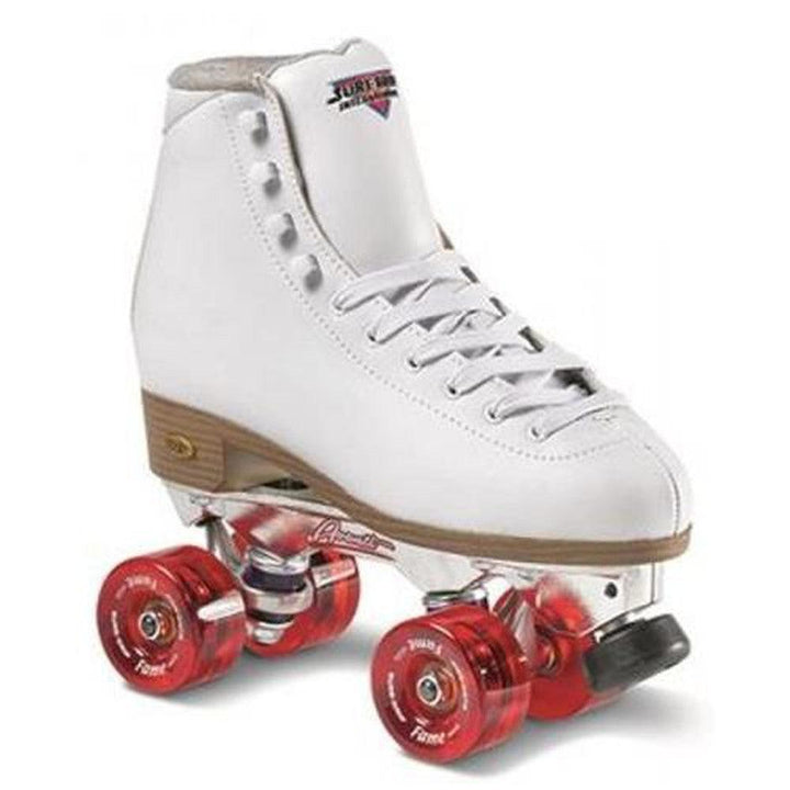 Suregrip Fame Roller Skates White w Avanti Aluminum