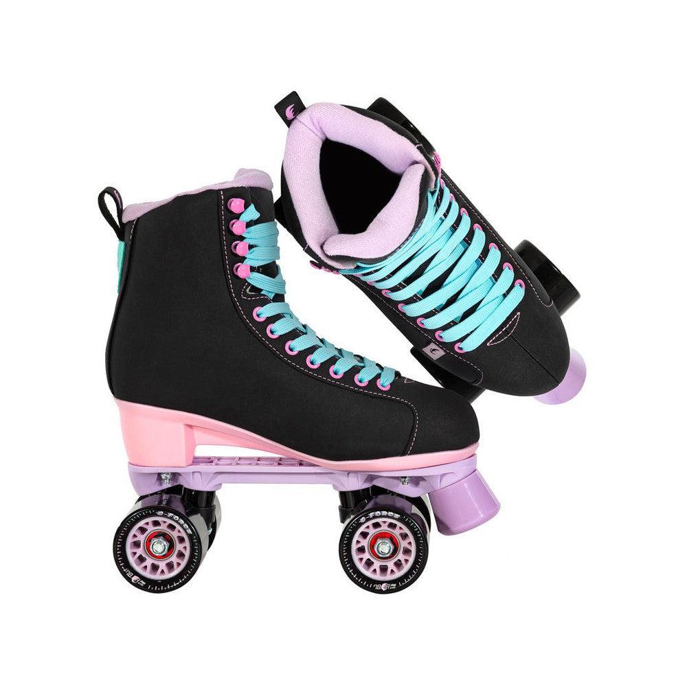 Chaya Melrose Black/Pink/Lavender Roller Skates-Roller Skates-Extreme Skates
