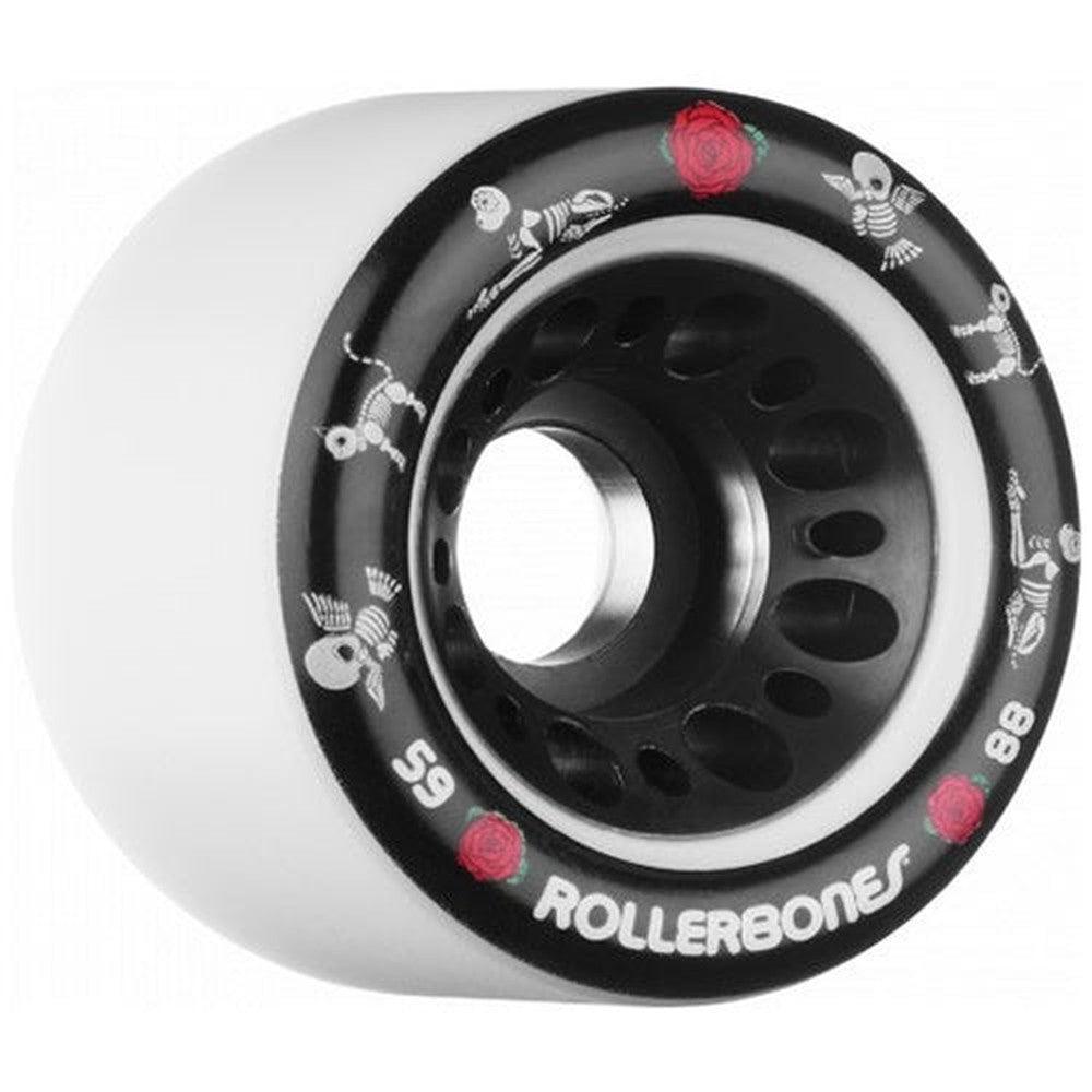 Rollerbones Day of the Dead Wheels - Black (4 Pack)-Quad Wheels-Extreme Skates