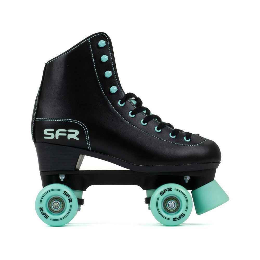 SFR Figure Skates Black and Green-Roller Skates-Extreme Skates
