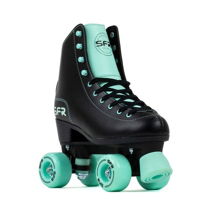 SFR Figure Skates Black and Green-Roller Skates-Extreme Skates