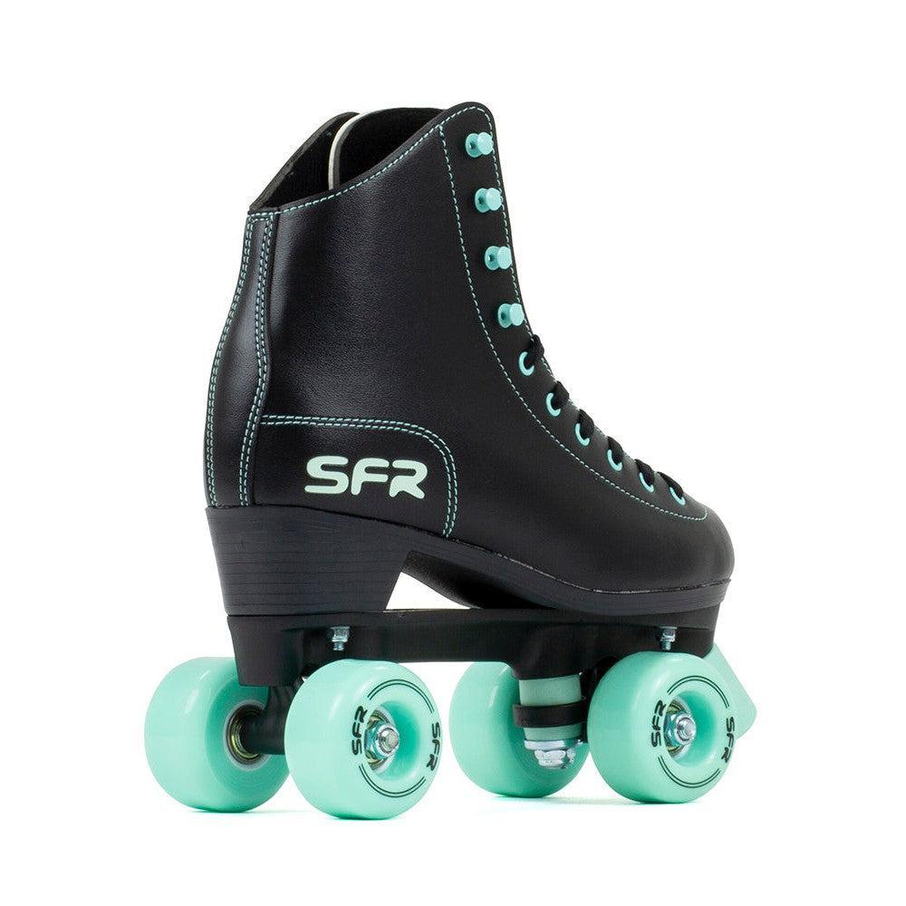 SFR Figure Skates Black and Green-Roller Skates-Extreme Skates